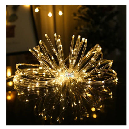 Manguera Solar Luces De Navidad 20m