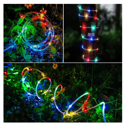 Manguera Solar Luces De Navidad 20m