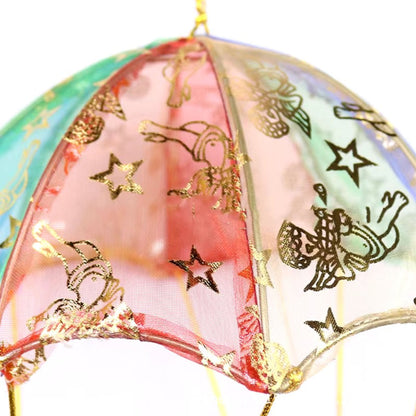 Papa Noel Paracaidas Giratorio