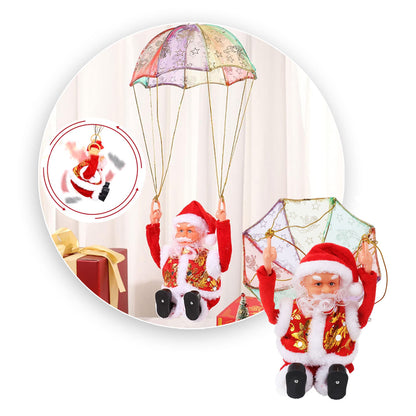 Papa Noel Paracaidas Giratorio