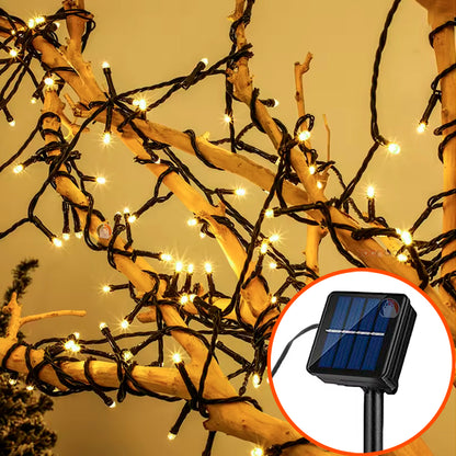 Luces Navidad Energía Solar Prem 100 Led